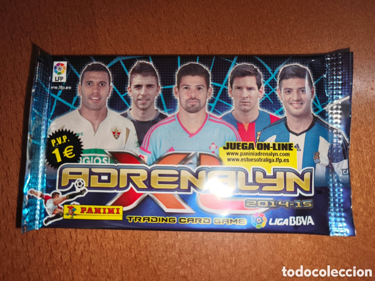 Cromos de f&uacute;tbol: Sobre sin abrir Adrenalyn XL 14/15 Panini