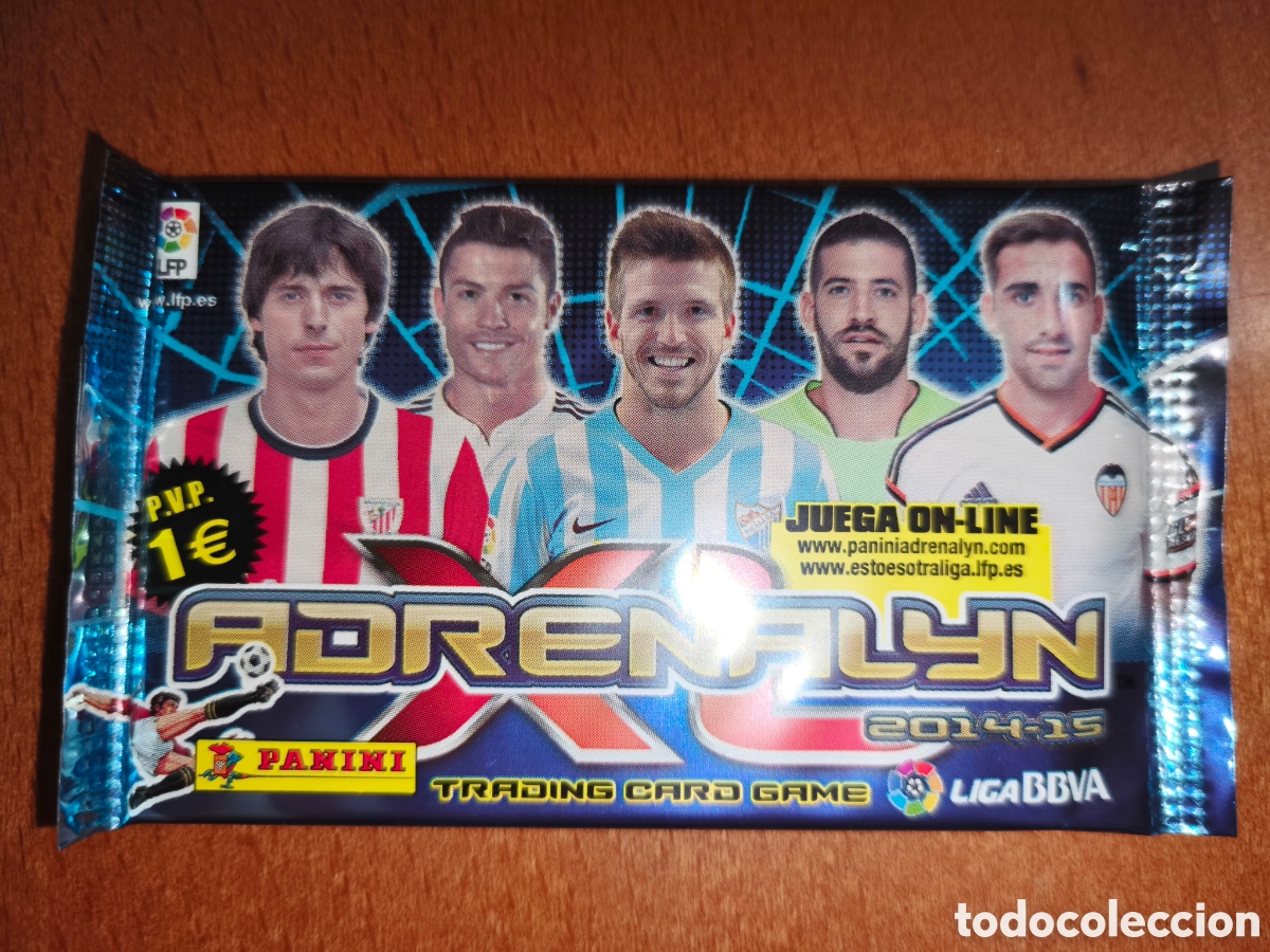 Cromos de f&uacute;tbol: Sobre sin abrir Adrenalyn XL 14/15 Panini