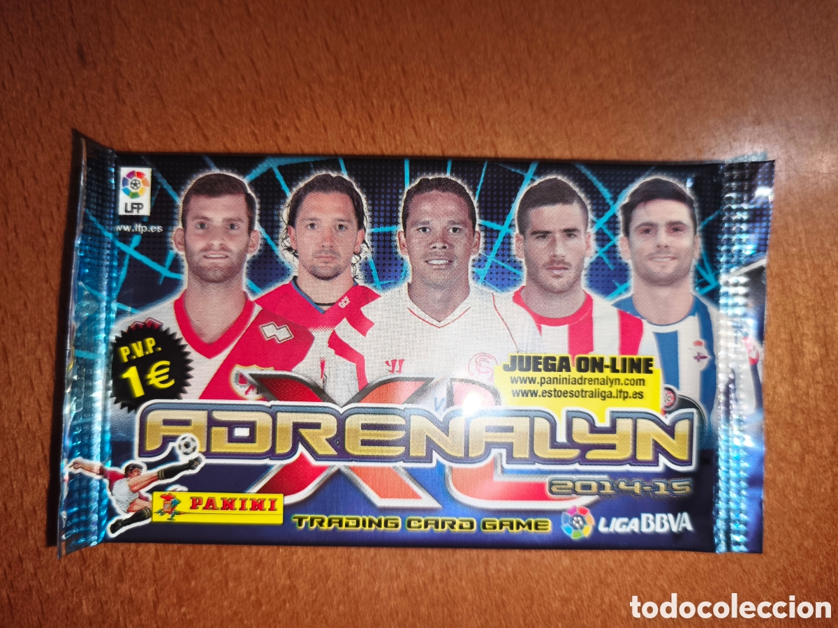 Cromos de f&uacute;tbol: Sobre sin abrir Adrenalyn XL 14/15 Panini