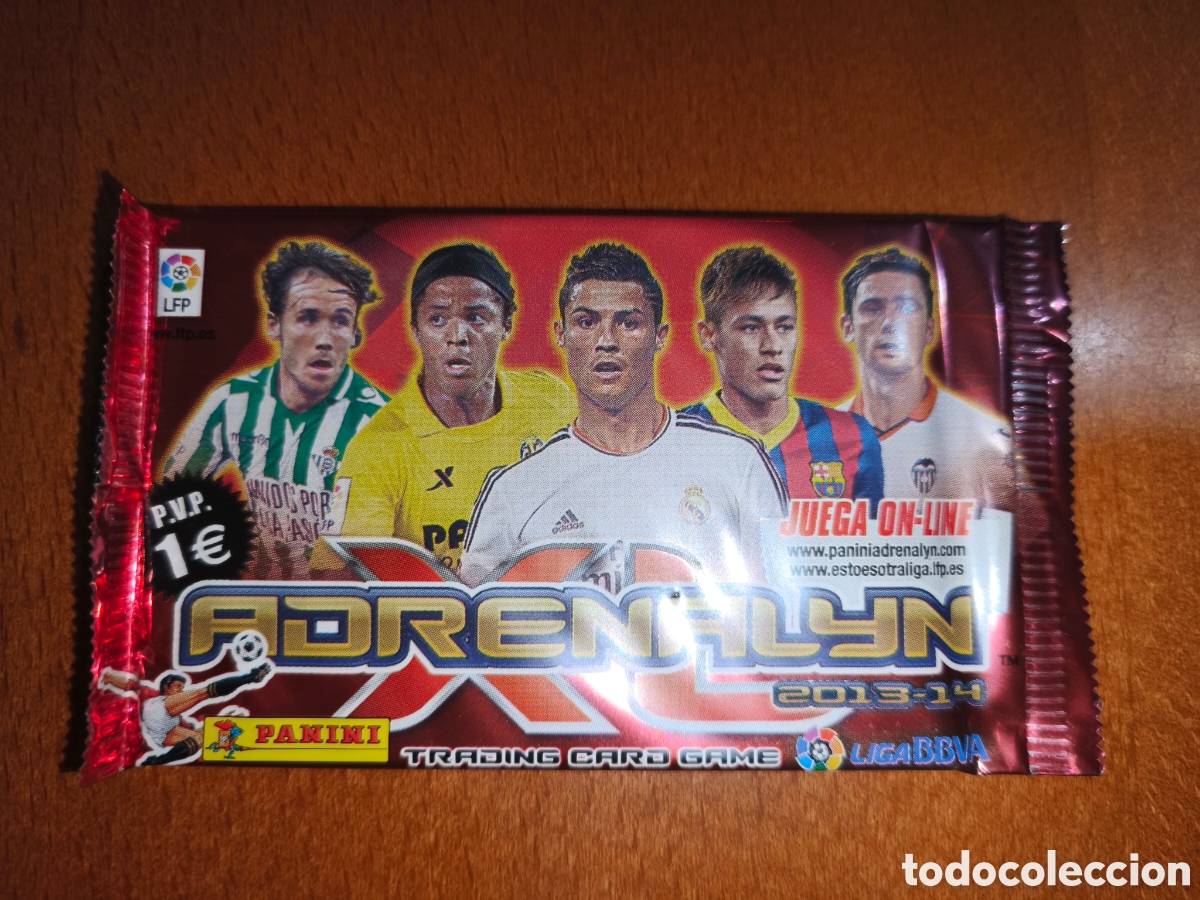 Cromos de f&uacute;tbol: Sobre sin abrir Adrenalyn XL 13/14 Panini