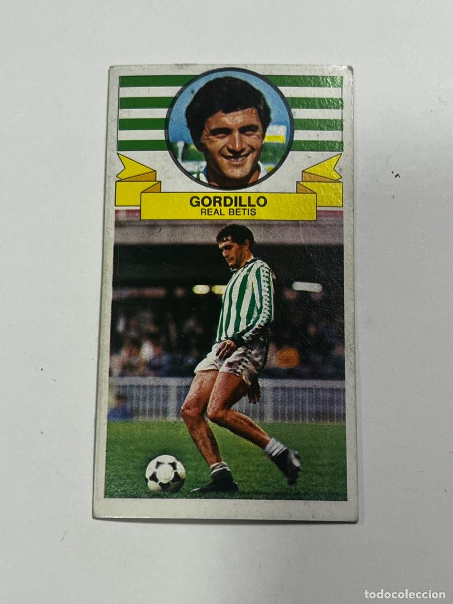 Cromos de f&uacute;tbol: CROMO. LIGA ESTE. 85/86. GORDILLO. REAL BETIS. NUEVO.