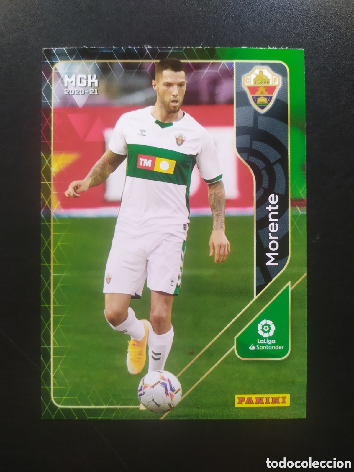 Cromos de f&uacute;tbol: Megacracks 2020 2021 20 21 panini Morente n&deg; 358 Elche
