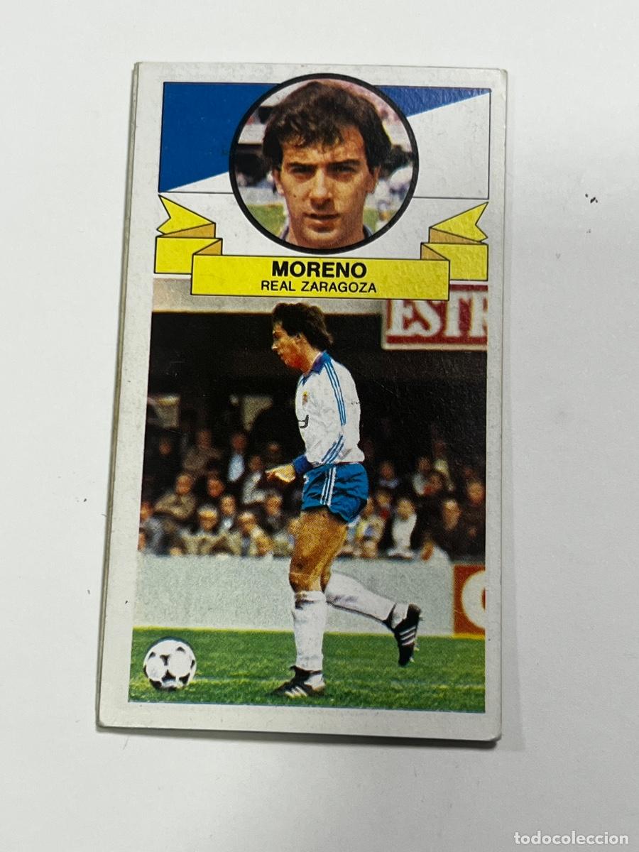 Cromos de Futebol: CROMO. LIGA ESTE. 85/86. MORENO. REAL ZARAGOZA. NUEVO.