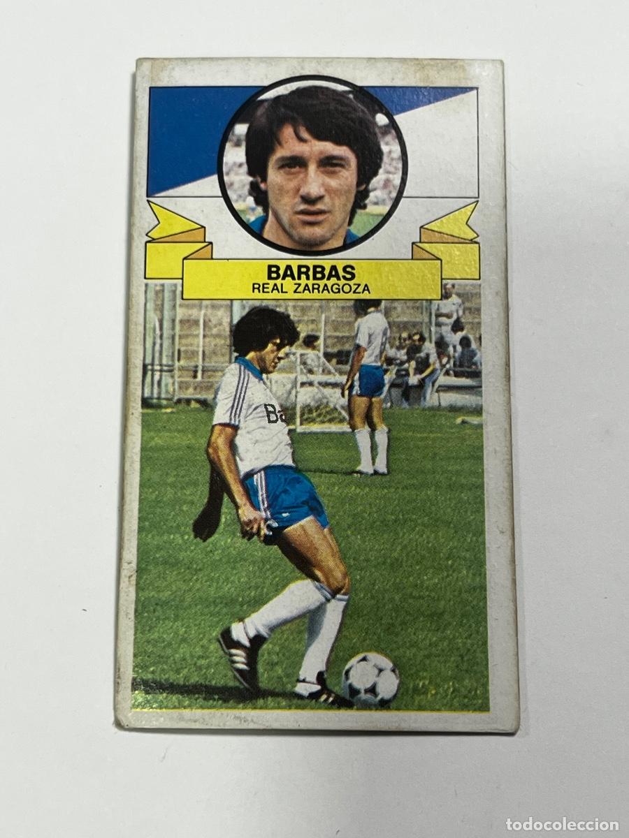 Cromos de f&uacute;tbol: CROMO. LIGA ESTE. 85/86. BARBAS. REAL ZARAGOZA. NUEVO.