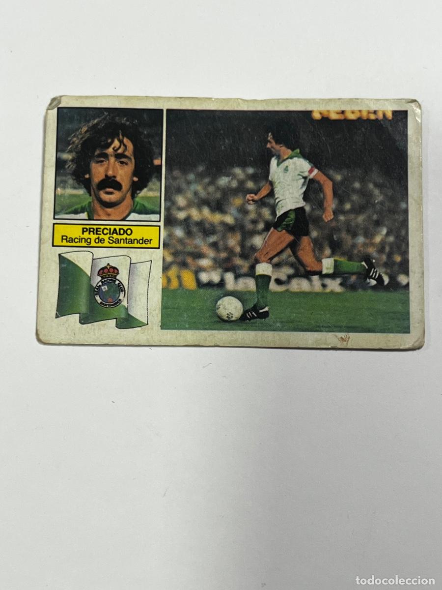 Cromos de f&uacute;tbol: CROMO. LIGA ESTE. 82/83. PRECIADO. RACING DE SANTANDER. NUEVO.