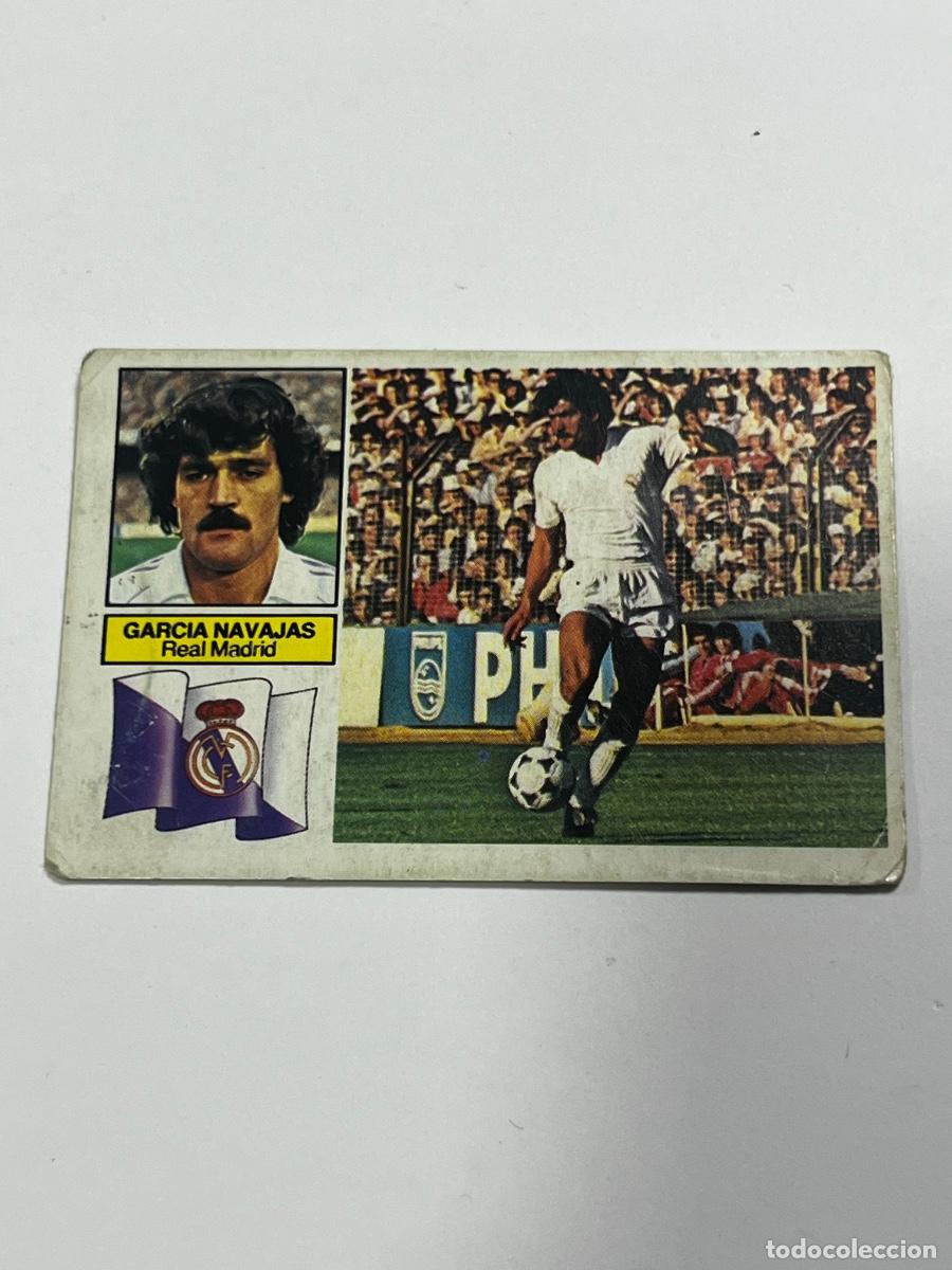 Cromos de f&uacute;tbol: CROMO. LIGA ESTE. 82/83. GARC&Iacute;A NAVAJAS. REAL MADRID. NUEVO.