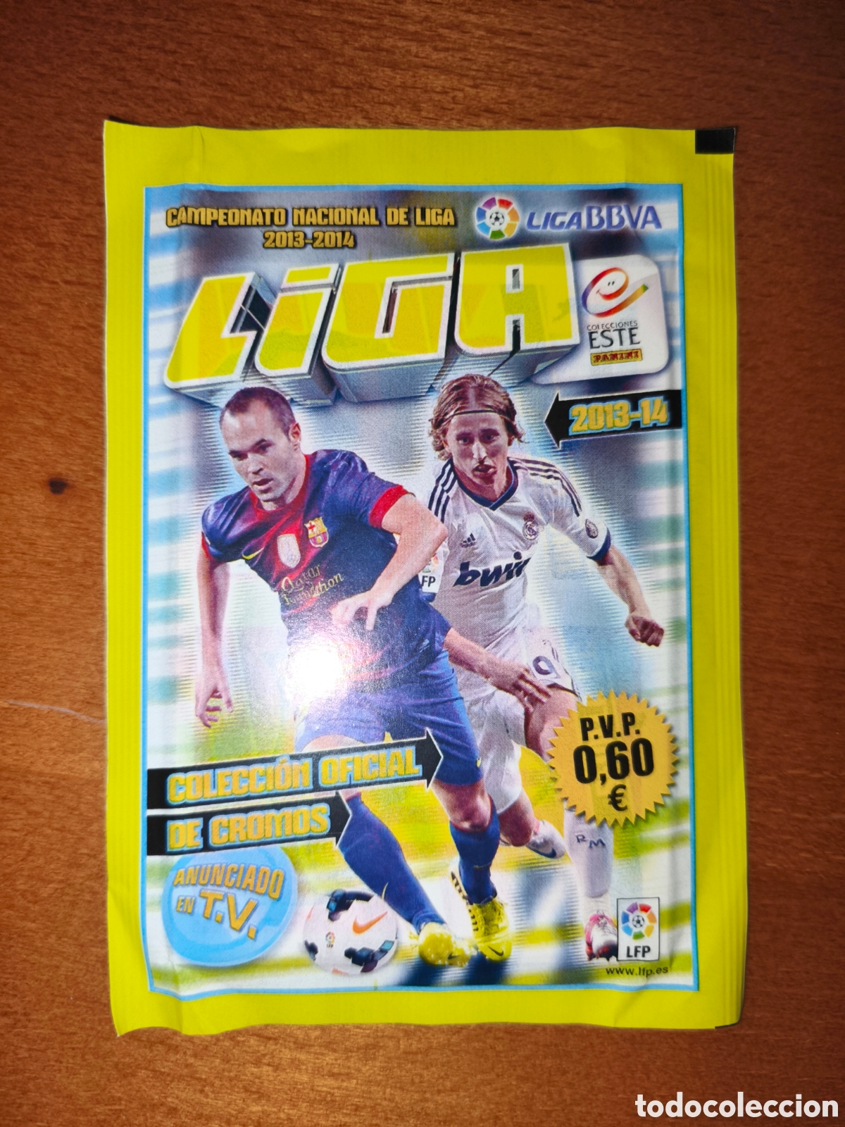 Cromos de f&uacute;tbol: Sobre sin abrir ESTRECHO liga este 13/14 Panini