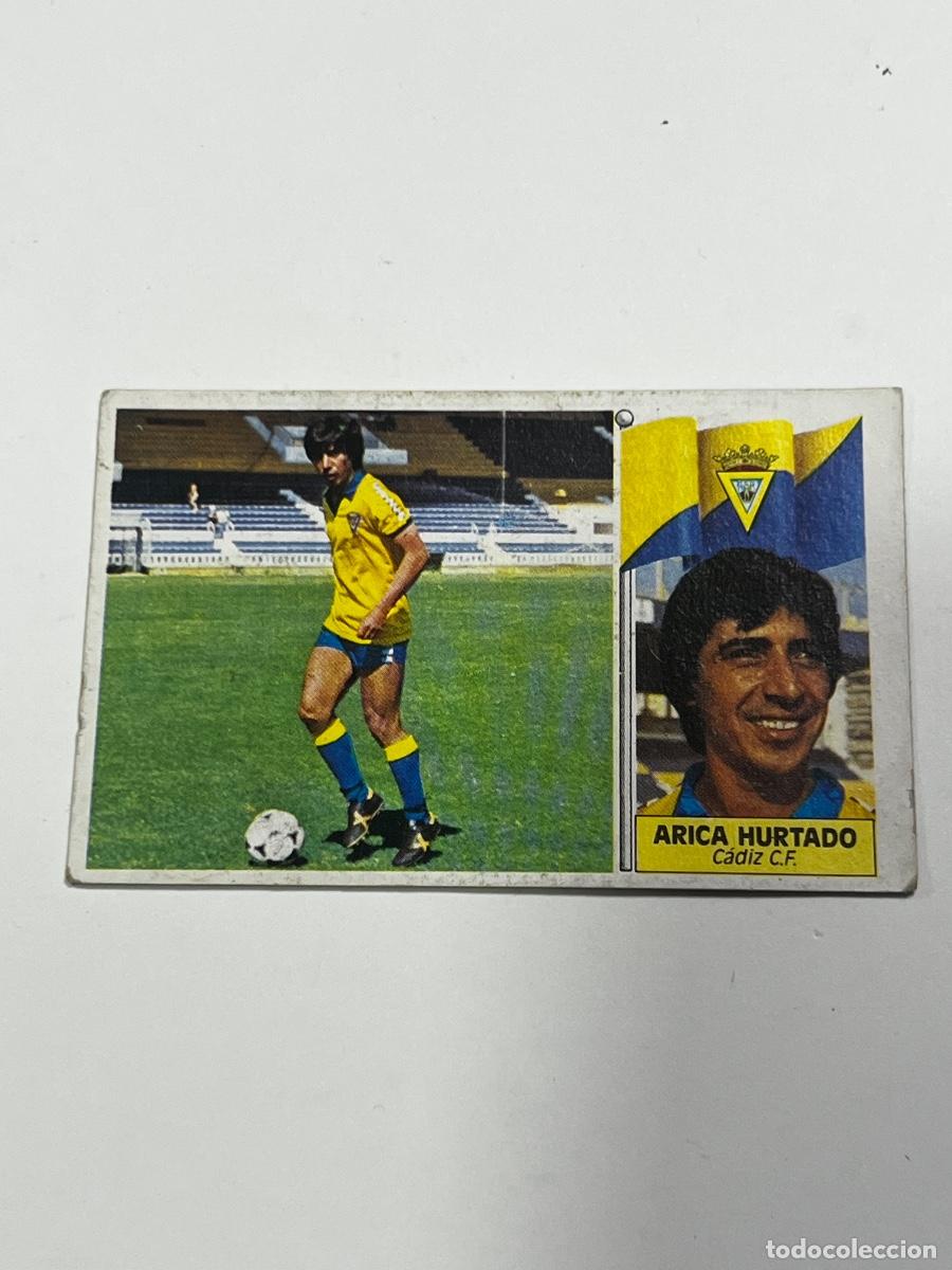 Cromos de f&uacute;tbol: CROMO. LIGA ESTE. 86/87. ARICA HURTADO. C&Aacute;DIZ CLUB DE FUTBOL. NUEVO.