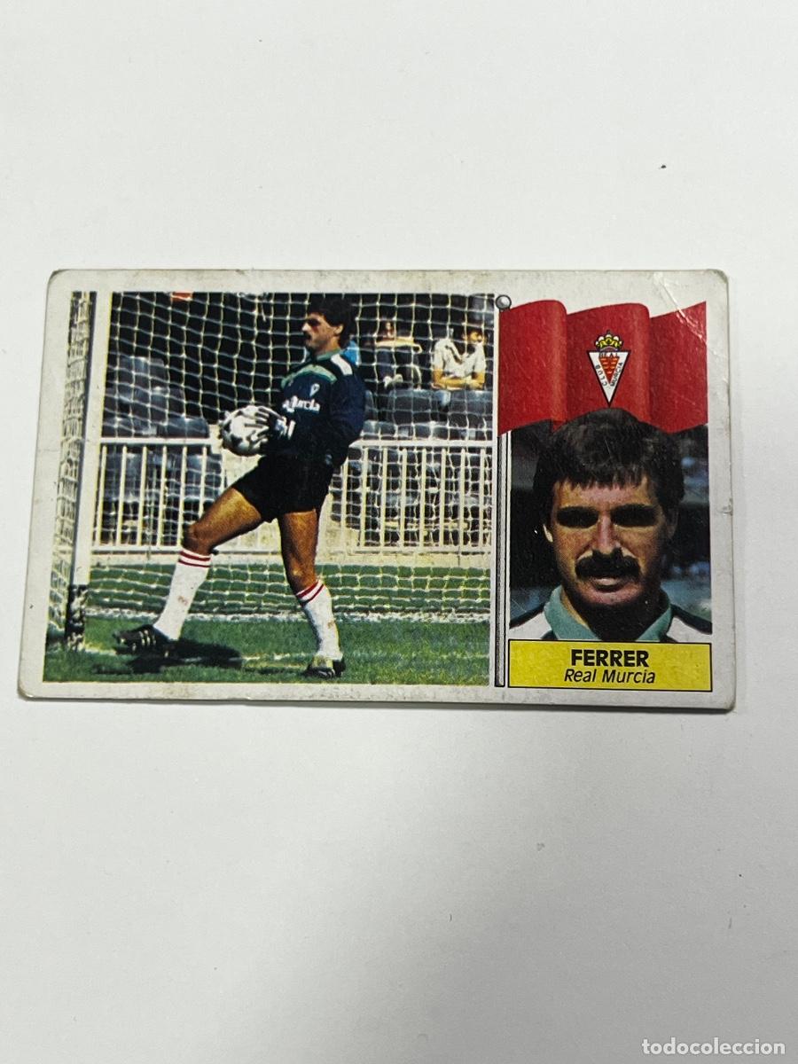 Cromos de f&uacute;tbol: CROMO. LIGA ESTE. 86/87.FERRER. REAL MURCIA CLUB DE FUTBOL. NUEVO.