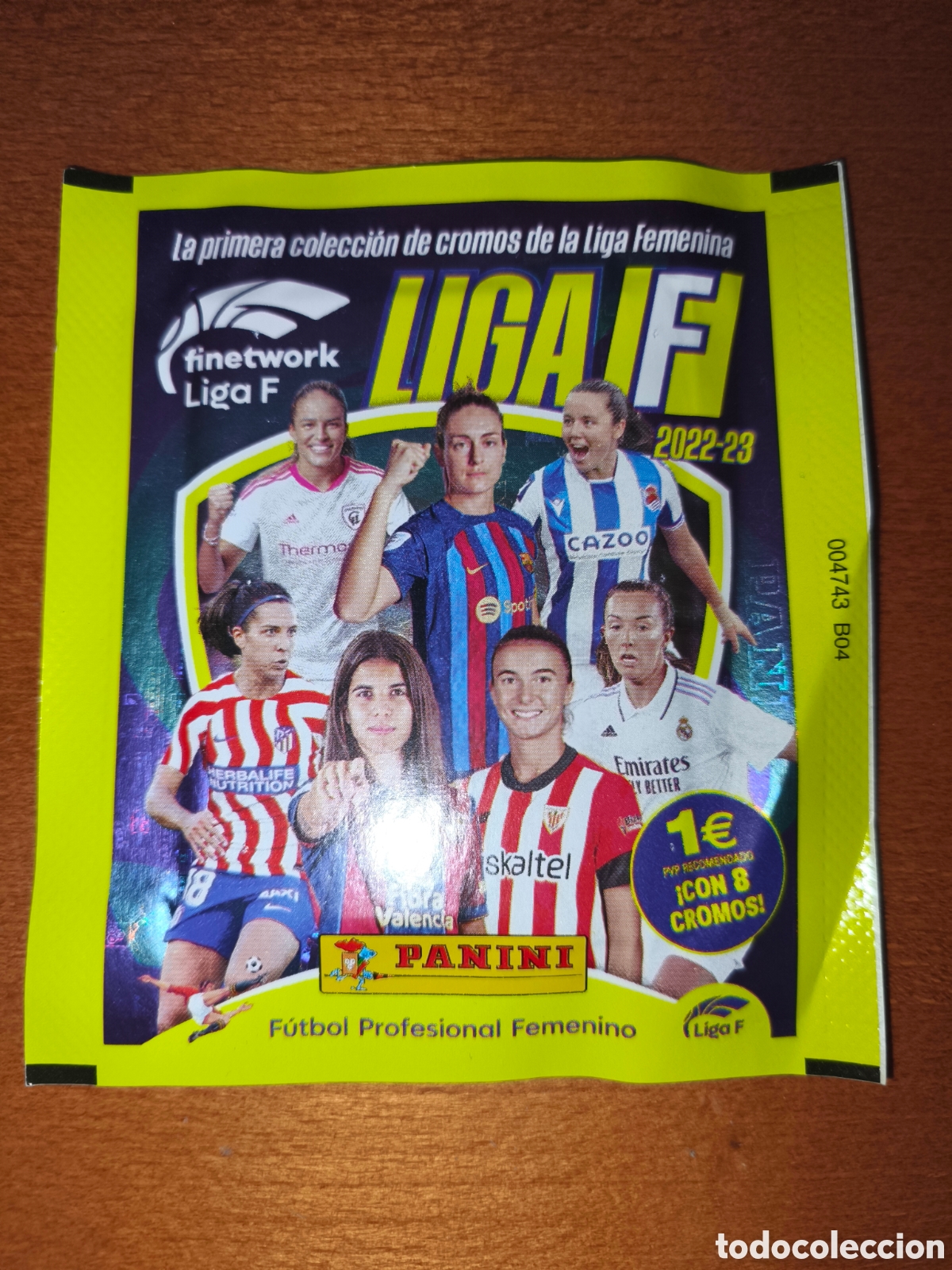 Cromos de f&uacute;tbol: Sobre sin abrir Liga F Femenina 22/23