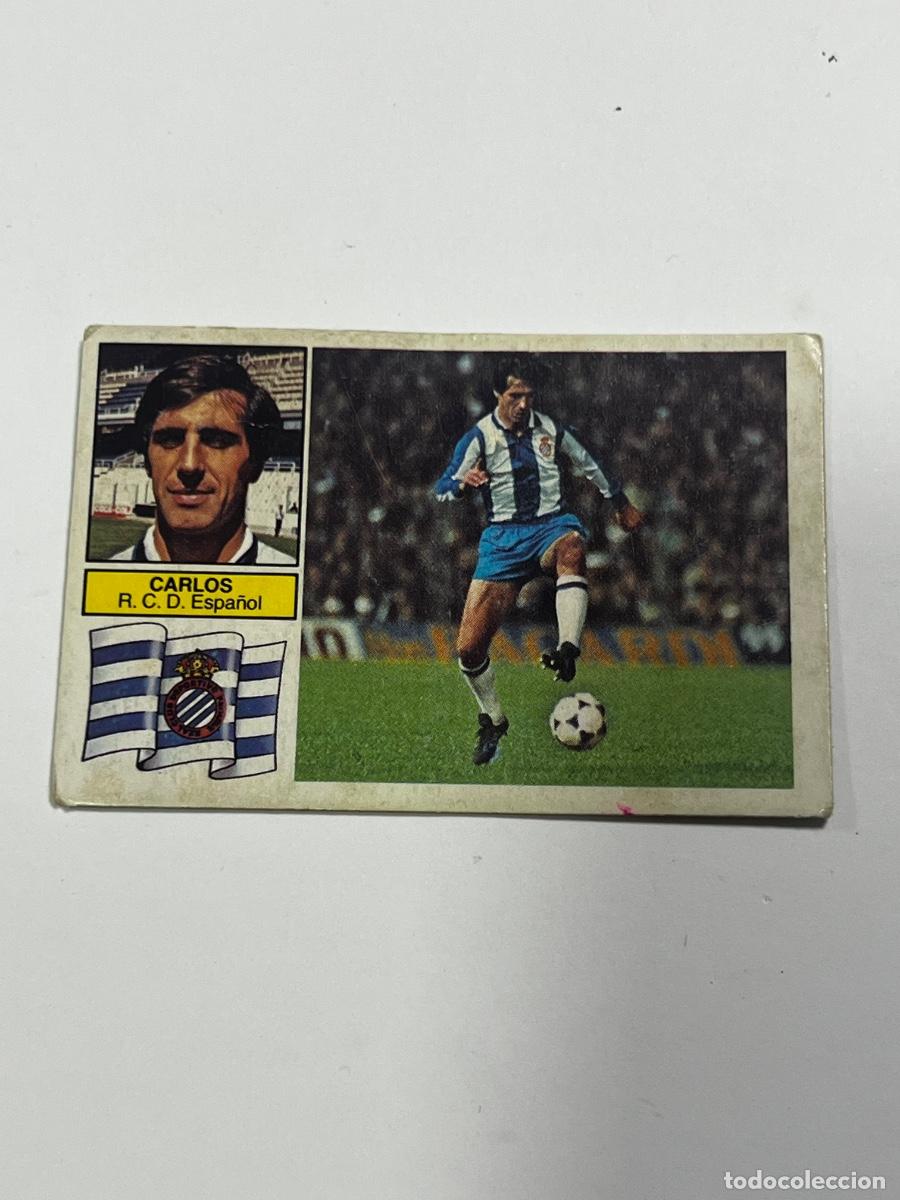 Cromos de f&uacute;tbol: CROMO. LIGA ESTE. 82/83. CARLOS. R.C.D. ESPA&Ntilde;OL. NUEVO.