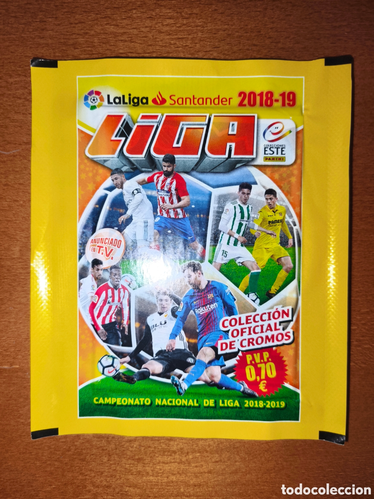 Cromos de f&uacute;tbol: Sobre sin abrir liga este 18/19 Panini
