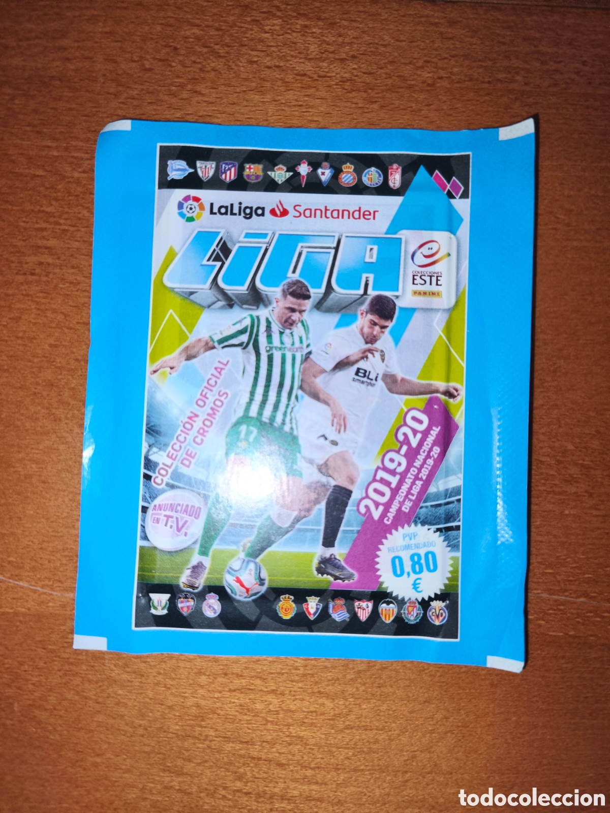 Cromos de f&uacute;tbol: Sobre sin abrir liga este 19/20 Panini