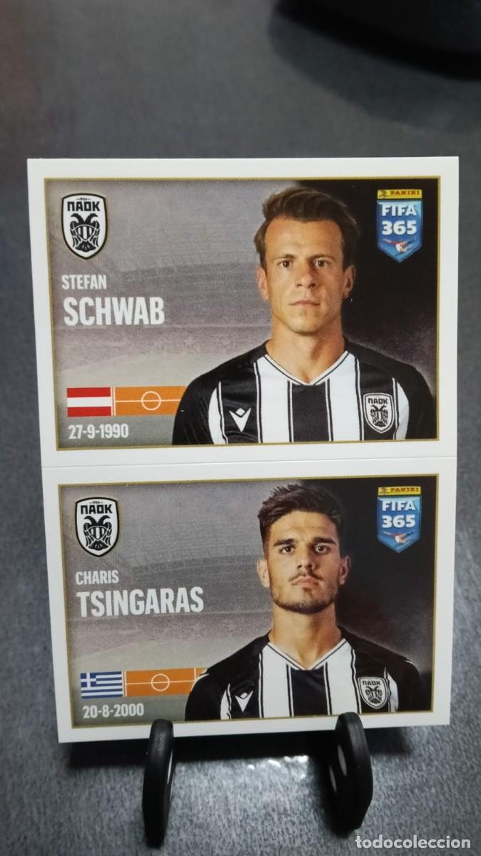 Cartes &agrave; collectionner de Football: Fifa 365 2021 2022 Schwab Tsingaras 235 Paok Sin Pegar