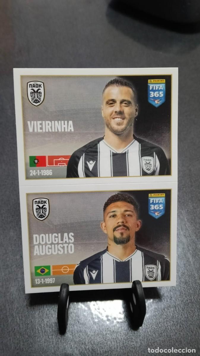 Cromos de f&uacute;tbol: Fifa 365 2021 2022 Vieirinha Douglas Augusto 233 Paok Sin Pegar