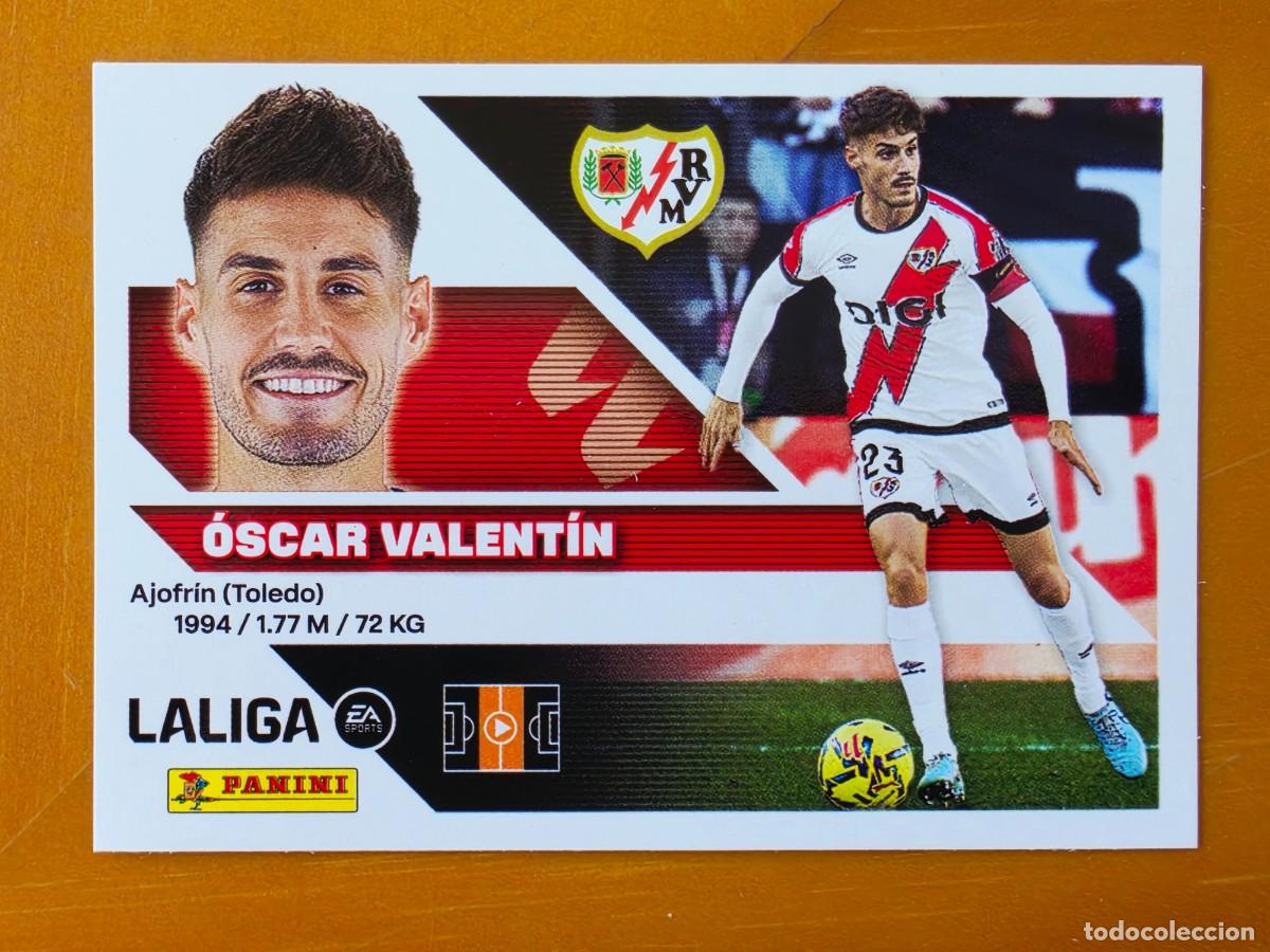 Cartes &agrave; collectionner de Football: 13 &Oacute;scar Valent&iacute;n, Rayo Vallecano, Panini Ediciones Liga Este 2026 2027 26 27 sin pegar