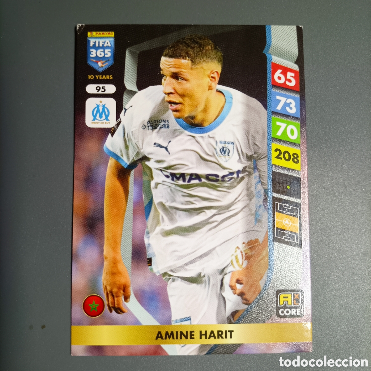 Cartes &agrave; collectionner de Football: Panini FIFA 365 Adrenalyn XL 2025 - 10 Years Edition (OLYMPIQUE) №95 AMINE HARIT