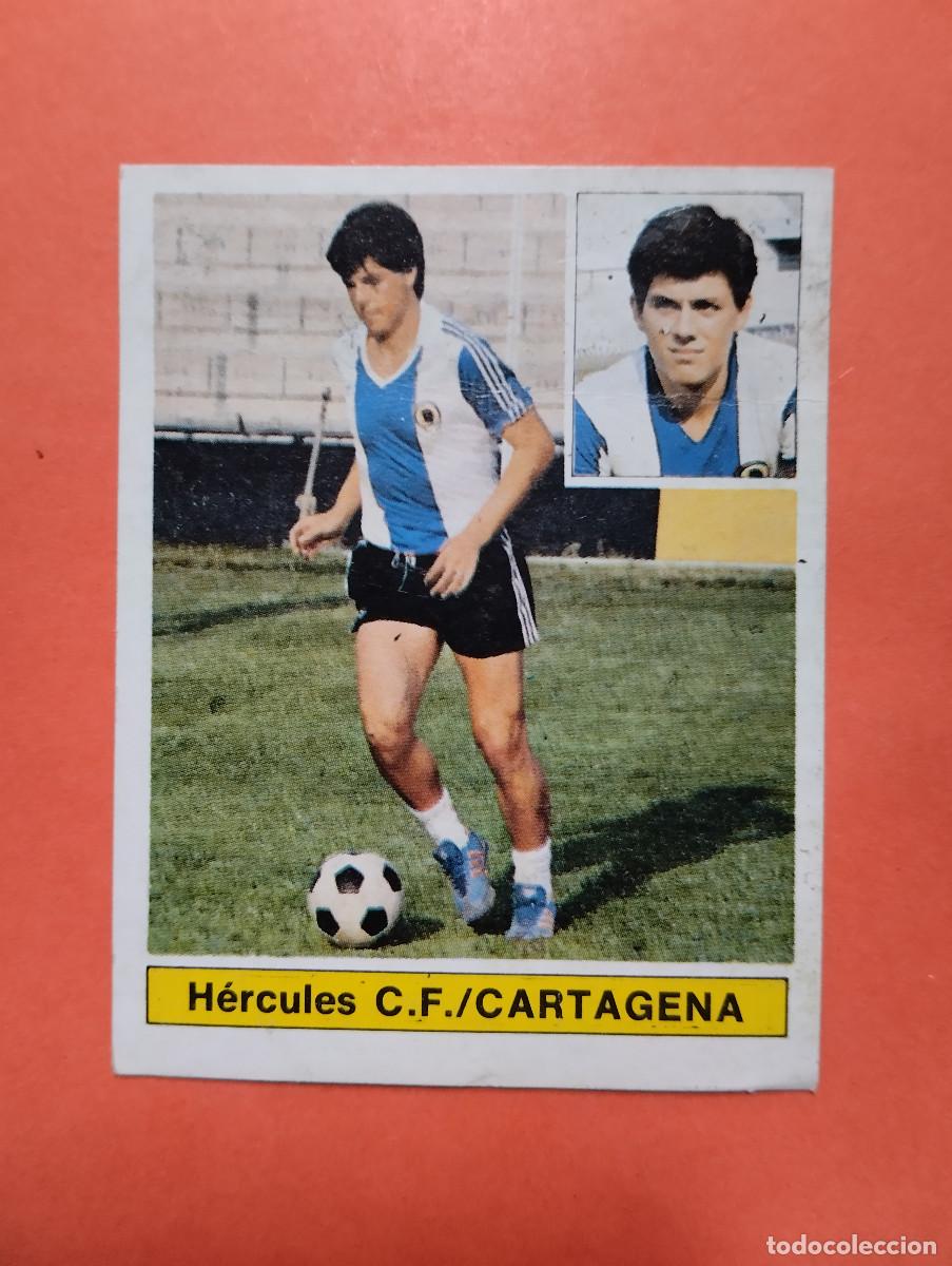 Cromos de f&uacute;tbol: CARTAGENA HERCULES COLOCA LIGA ESTE 1981/82 81 82 DESPEGADO