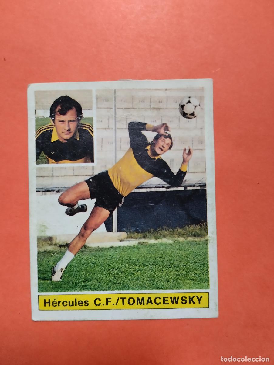 Cromos de f&uacute;tbol: TOMACEWSKY HERCULES COLOCA LIGA ESTE 1981/82 81 82 DESPEGADO