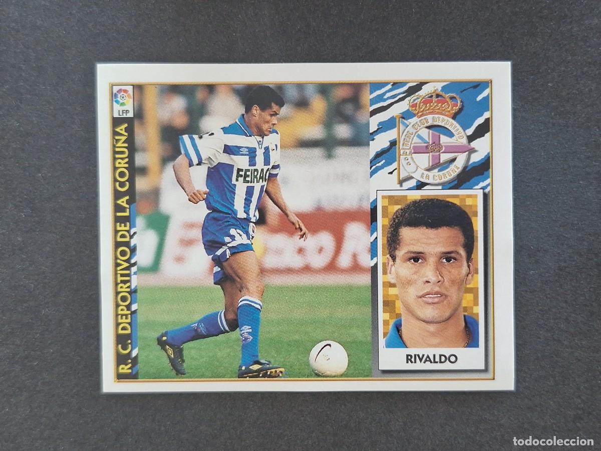 Cromos de f&uacute;tbol: L4 RIVALDO DEPORTIVO DE LA CORU&Ntilde;A LIGA ESTE 1997 1998 97 98 NUNCA PEGADO SIN PEGAR