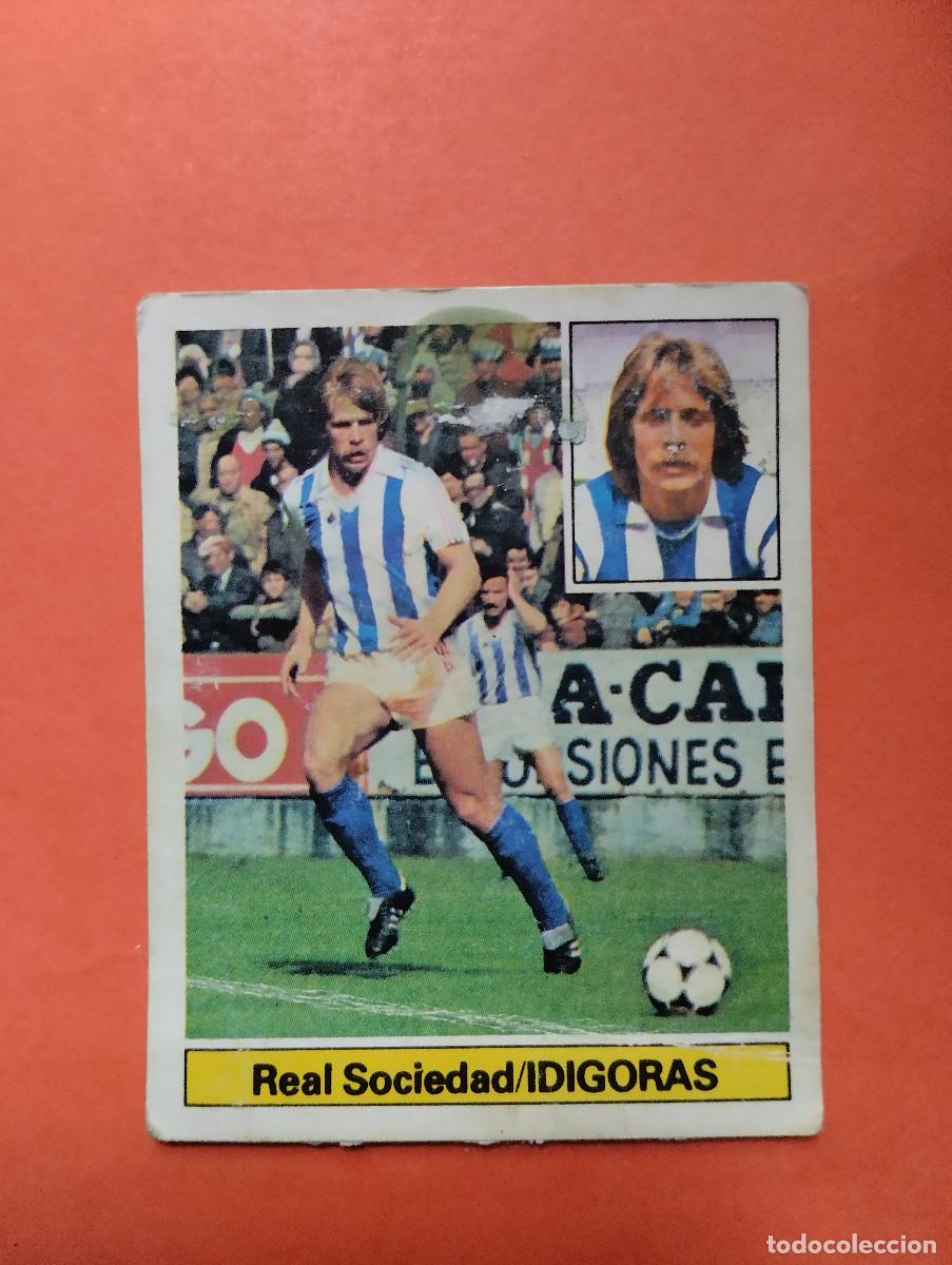 Cromos de f&uacute;tbol: IDIGORAS REAL SOCIEDAD BAJA LIGA ESTE 1981/82 81 82 DESPEGADO