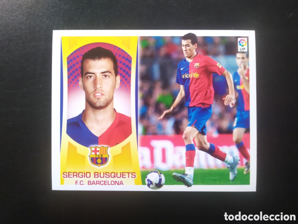 Cromos de f&uacute;tbol: Liga este 2009 2010 09 10 panini Sergio Busquets n&deg; 10 Barcelona