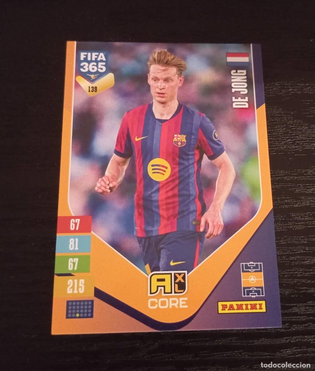 Cromos de f&uacute;tbol: -ADRENALYN FIFA 365 2027 : 139 DE JONG ( BARCELONA )
