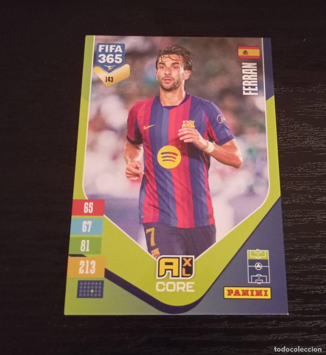 Cromos de f&uacute;tbol: -ADRENALYN FIFA 365 2027 : 143 FERRAN TORRES ( BARCELONA )