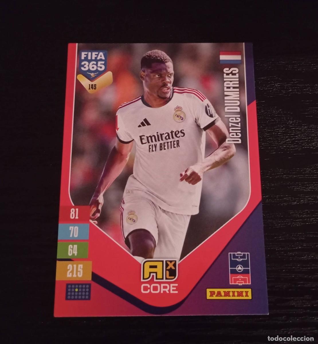 Cromos de f&uacute;tbol: -ADRENALYN FIFA 365 2027 : 145 DUMFRIES ( REAL MADRID )