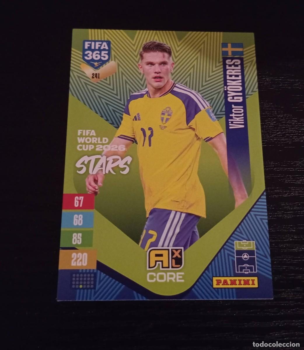 Cromos de f&uacute;tbol: -ADRENALYN FIFA 365 2027 : 241 VIKTOR GYOKERES ( SUECIA )