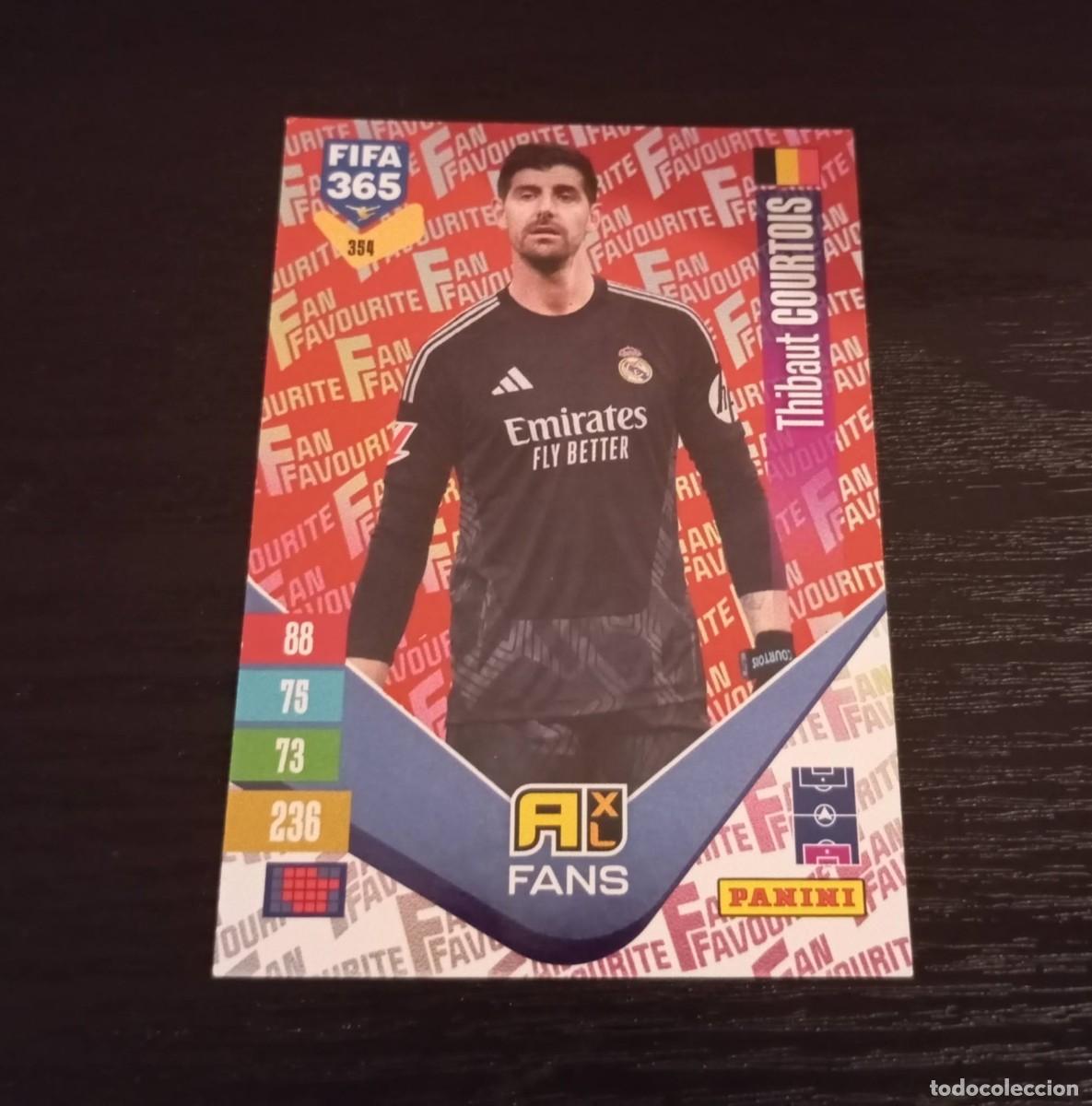 Cromos de Futebol: -ADRENALYN FIFA 365 2027 : 354 COURTOIS ( REAL MADRID ) -- FAN FAVOURITE ROJA --