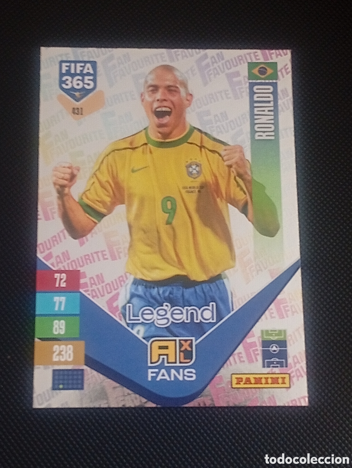 Cromos de f&uacute;tbol: 431 RONALDO NAZARIO BRASIL FIFA 365 ADRENALYN XL 2026 2027 26 27 CROMOS CARDS PANINI TOPPS BARCELONA