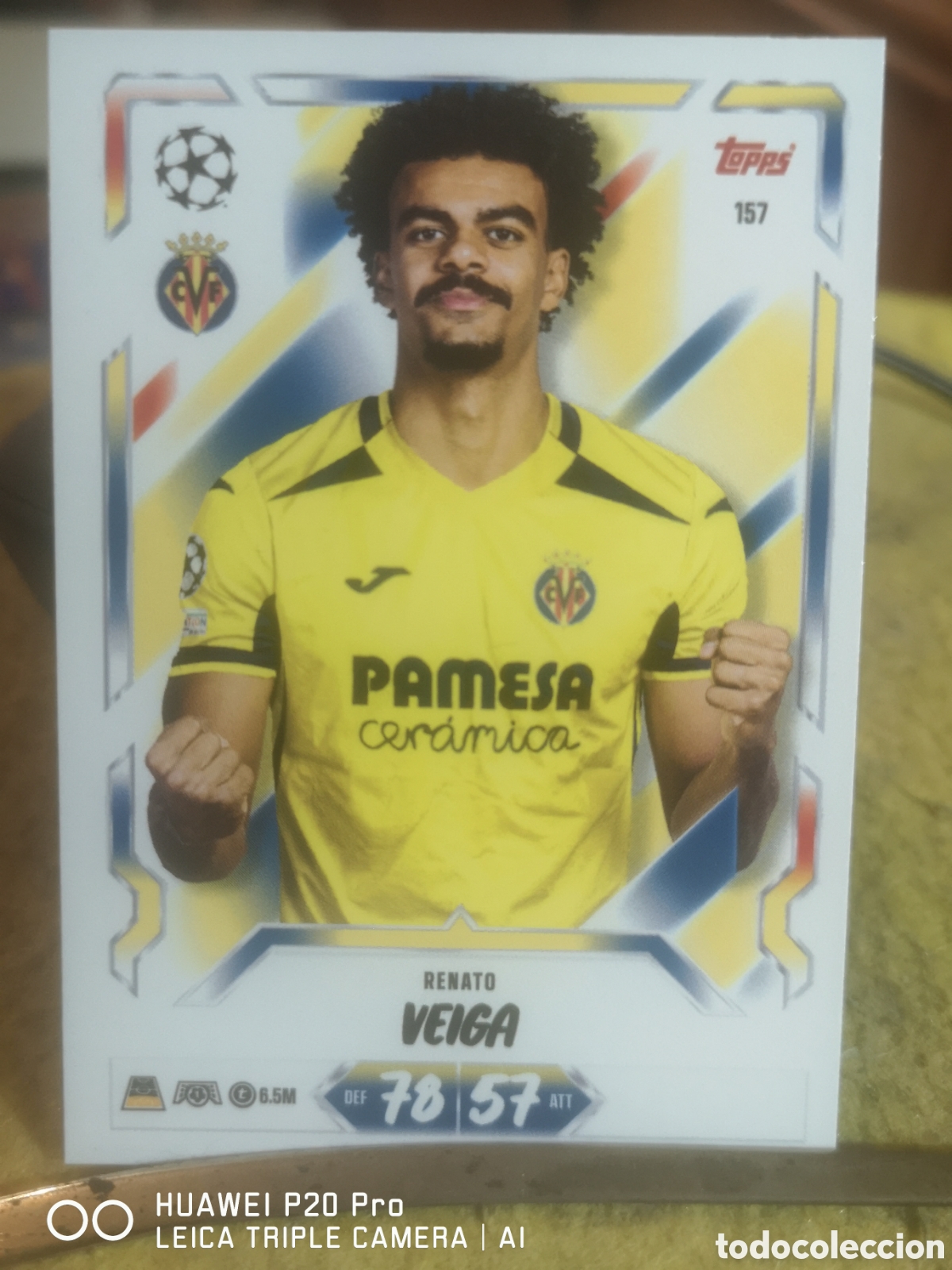 Cromos de f&uacute;tbol: MATCH ATTAX 2026 27 RENATO VEIGA 157 - VILLARREAL
