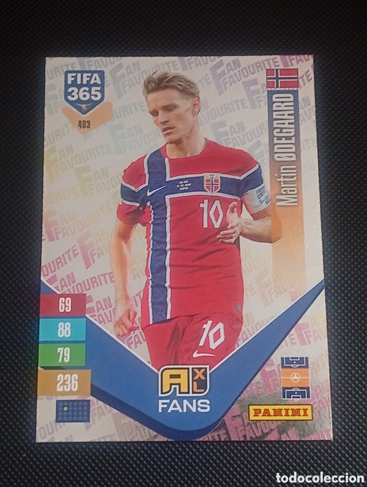 Cromos de f&uacute;tbol: 403 ODEGAARD NORUEGA FIFA 365 ADRENALYN XL 2026 2027 26 27 CROMOS CARDS PANINI TOPPS