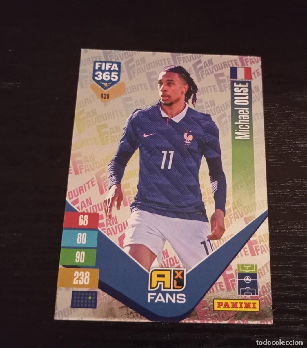 Cromos de f&uacute;tbol: -ADRENALYN FIFA 365 2027 : 439 OLISE ( FRANCIA ) -- FAN FAVOURITE --