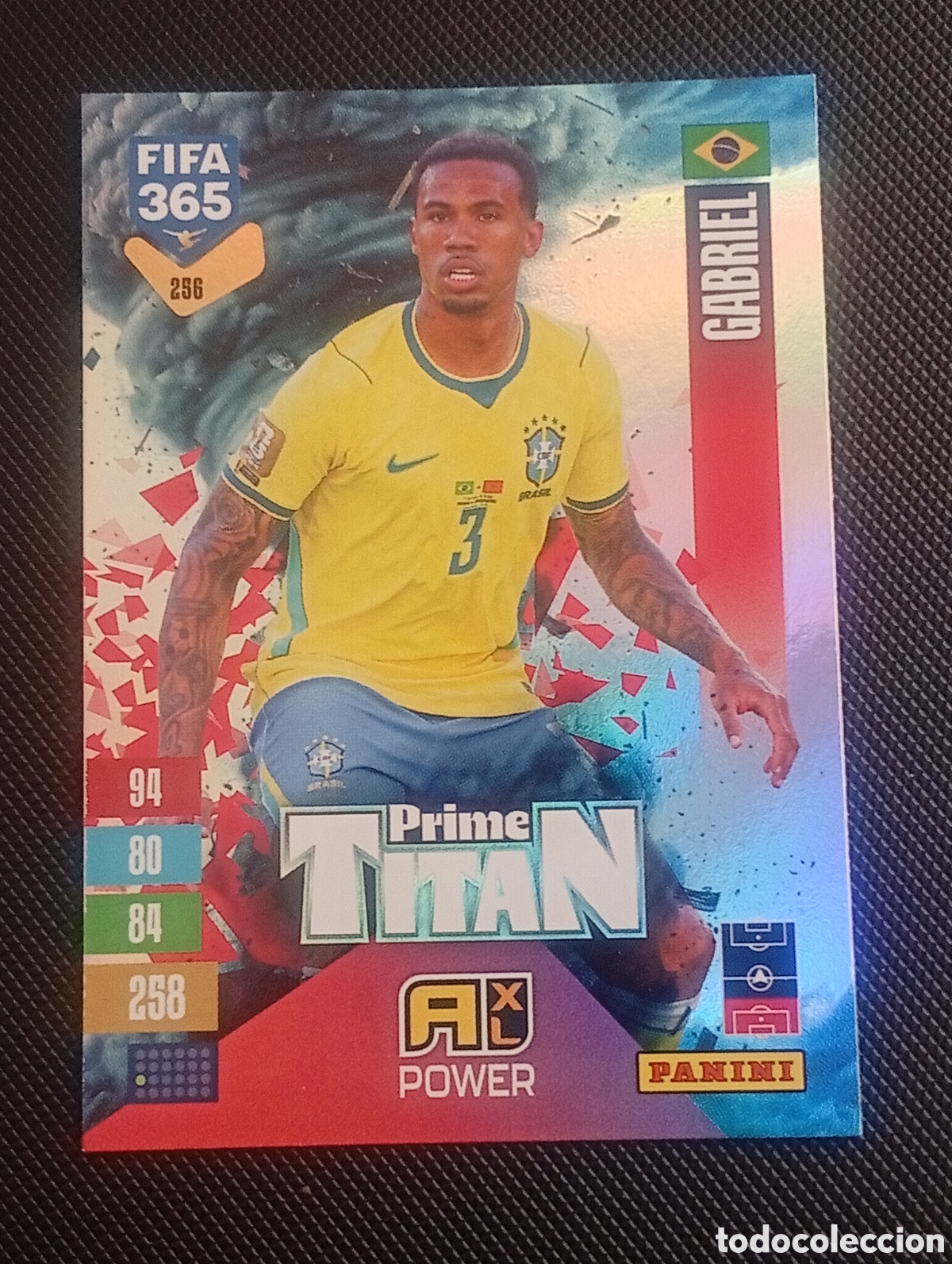 Cromos de f&uacute;tbol: 256 tit&aacute;n GABRIEL BRASIL FIFA 365 ADRENALYN XL 2026 2027 26 27 CROMOS CARDS PANINI TOPPS