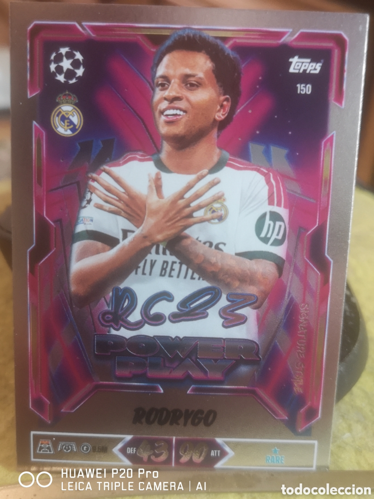 Cromos de f&uacute;tbol: MATCH ATTAX 2026 27 POWER PLAY RODRYGO 150 - REAL MADRID