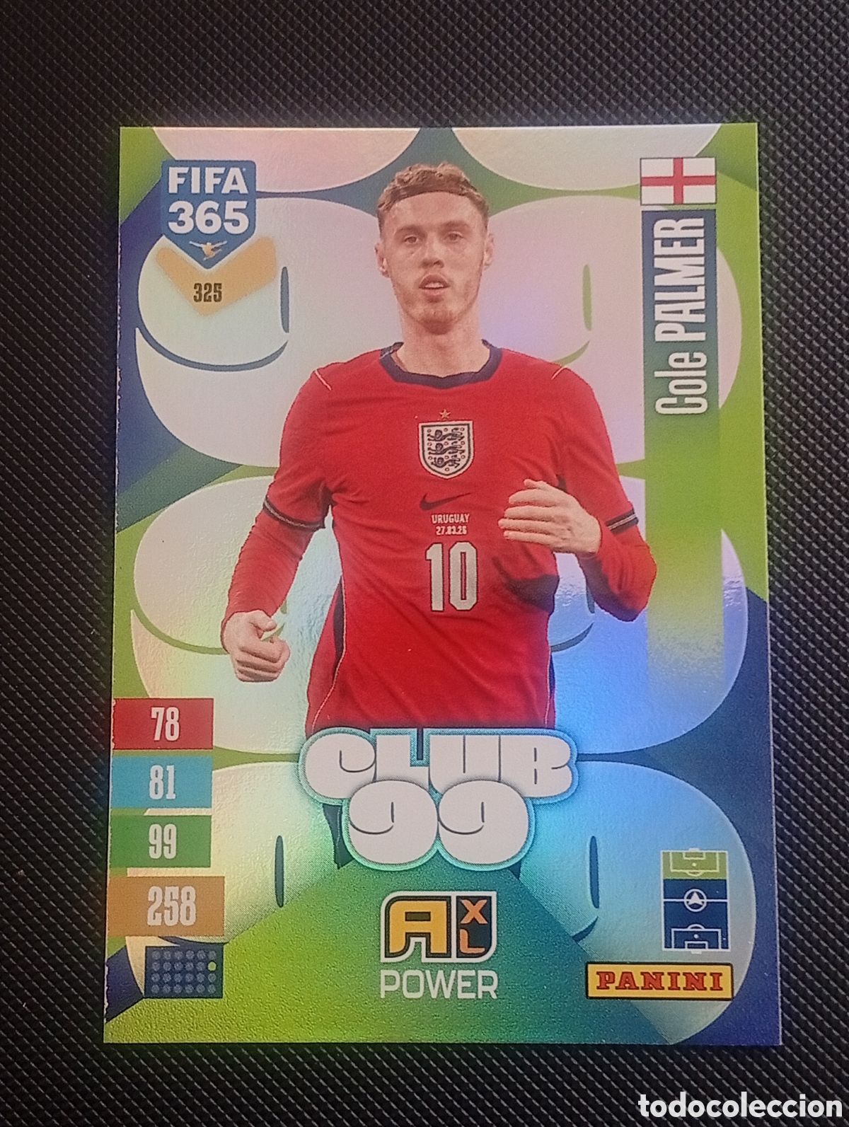 Cromos de f&uacute;tbol: 325 club 99 PALMER ENGLAND FIFA 365 ADRENALYN XL 2026 2027 26 27 CROMOS CARDS PANINI TOPPS