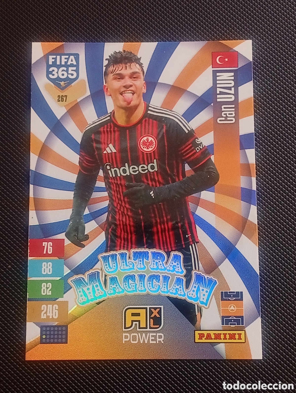 Cromos de f&uacute;tbol: 267 Magician UZUN EINTRACH FIFA 365 ADRENALYN XL 2026 2027 26 27 CROMOS CARDS PANINI TOPPS