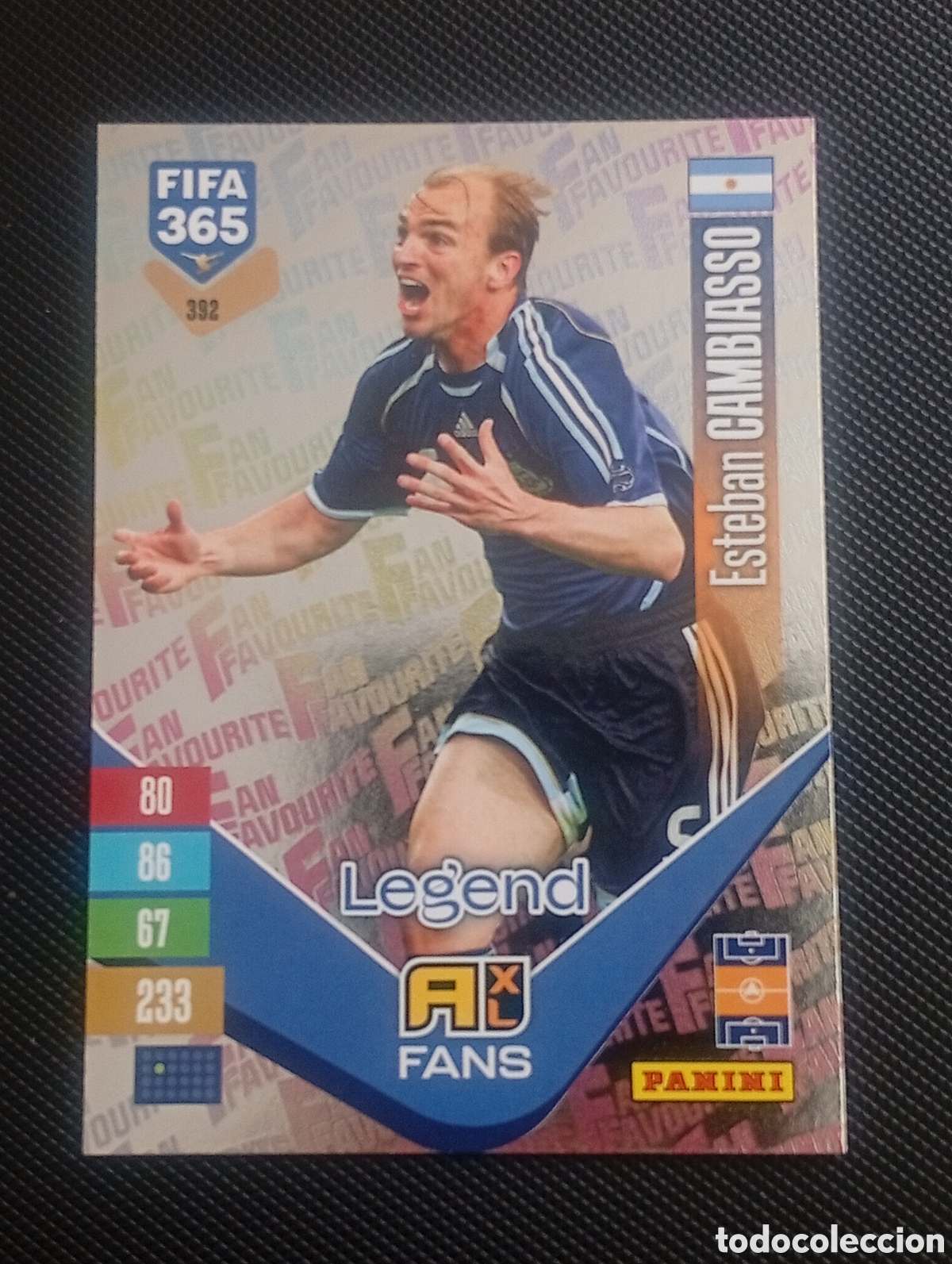 Cromos de f&uacute;tbol: 392 CAMBIASSO ARGENTINA FIFA 365 ADRENALYN XL 2026 2027 26 27 CROMOS CARDS PANINI TOPPS