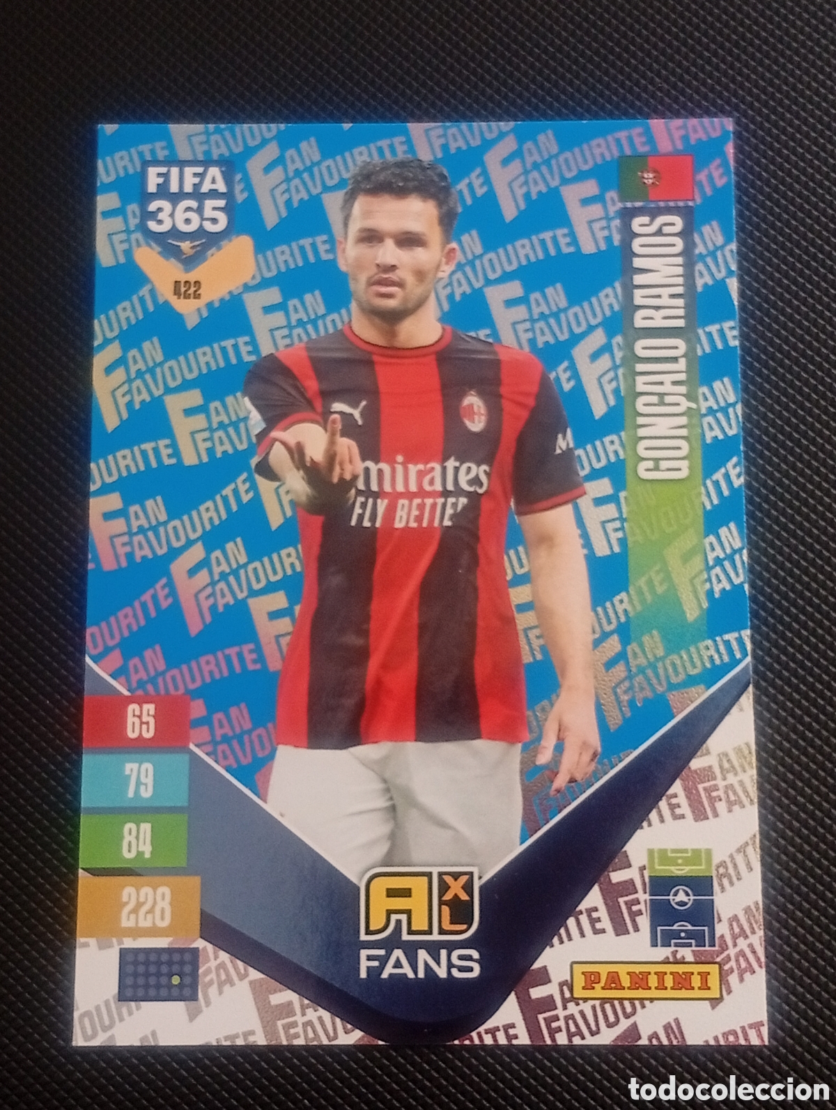 Cromos de f&uacute;tbol: 422 paralela blue RAMOS PORTUGAL FIFA 365 ADRENALYN XL 2026 2027 26 27 CARDS PANINI TOPPS MILAN