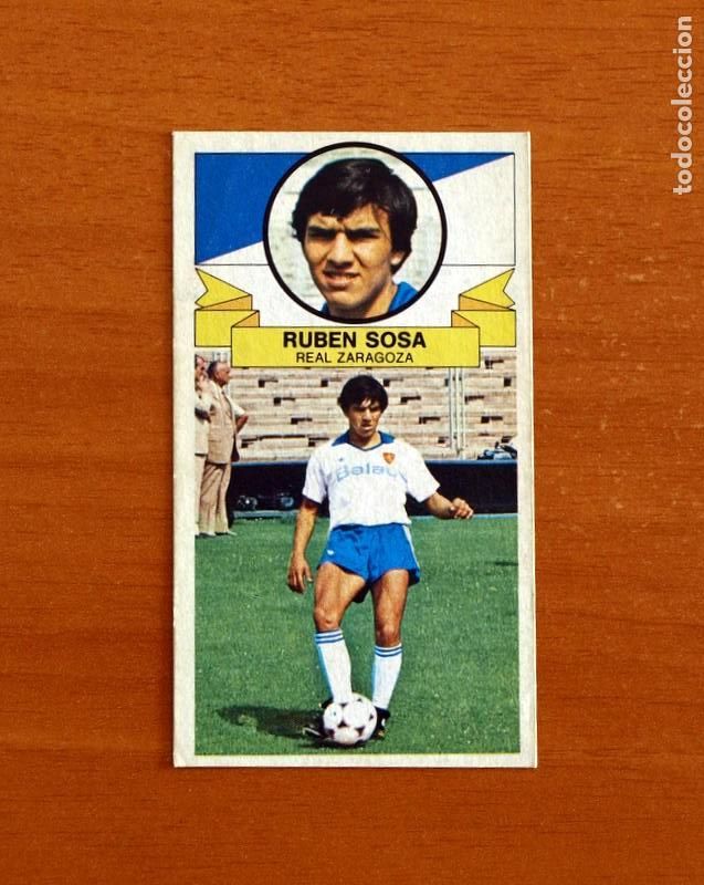 Cromos de f&uacute;tbol: Real Zaragoza - Rub&eacute;n Sosa - Fichaje n&ordm; 31 - Ediciones Este Liga 1985-1986, 85-86 - Nunca pegado