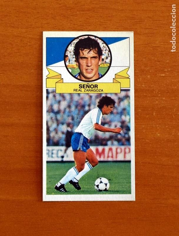 Cromos de f&uacute;tbol: Real Zaragoza - Se&ntilde;or - Ediciones Este Liga 1985-1986, 85-86 - Cromo Nunca Pegado