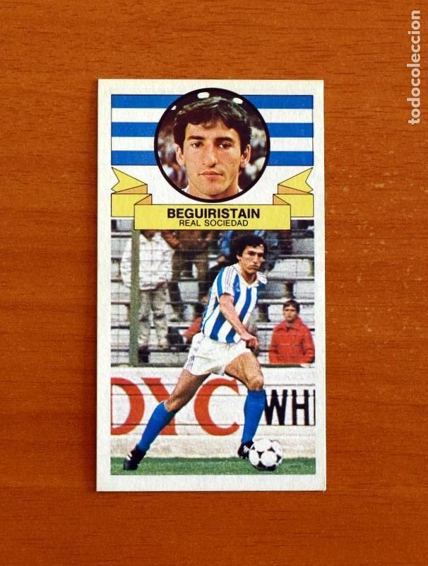 Cromos de f&uacute;tbol: Real Sociedad - Beguiristain - Ediciones Este Liga 1985-1986, 85-86 - cromo nunca pegado