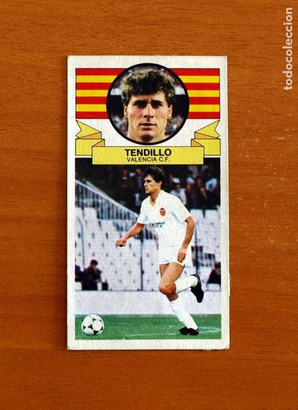 Cromos de f&uacute;tbol: Valencia - Tendillo - Ediciones Este Liga 1985-1986, 85-86