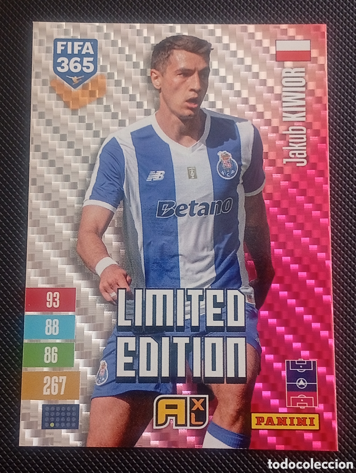 Cromos de f&uacute;tbol: limited edition KIWIOR PORTO PORTUGAL FIFA 365 ADRENALYN XL 2026 2027 26 27 CARDS PANINI TOPPS