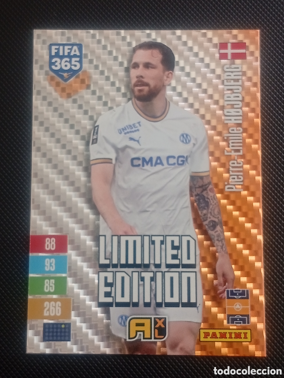 Cromos de f&uacute;tbol: limited edition HOJBJERG MARSELLA FIFA 365 ADRENALYN XL 2026 2027 26 27 CARDS PANINI TOPPS