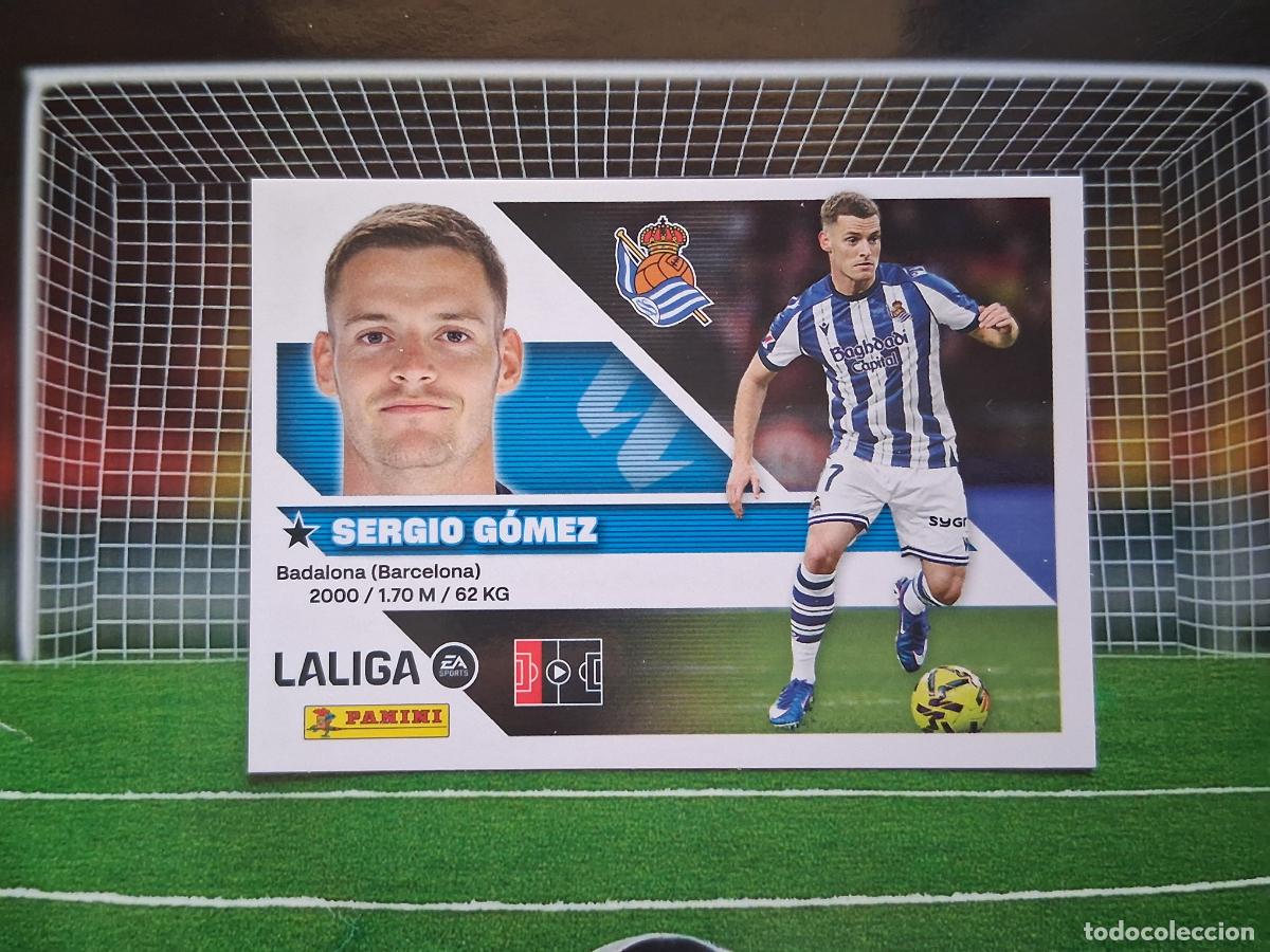 Cromos de f&uacute;tbol: 8 SERGIO GOMEZ REAL SOCIEDAD CROMOS EDICIONES ESTE LIGA FUTBOL PANINI 2026 2027 26 27