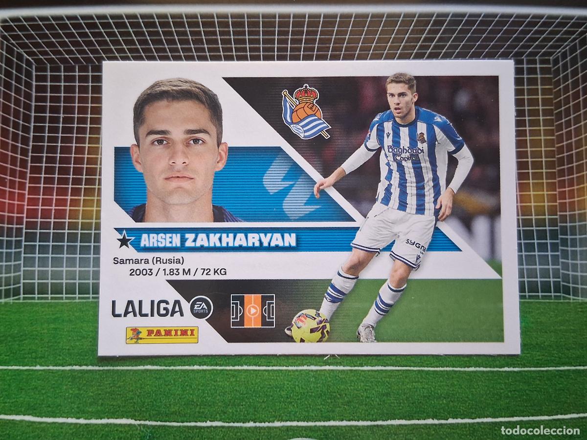 Cromos de f&uacute;tbol: 13 B ZAKHARYAN 13B REAL SOCIEDAD CROMOS EDICIONES ESTE LIGA FUTBOL PANINI 2026 2027 26 27