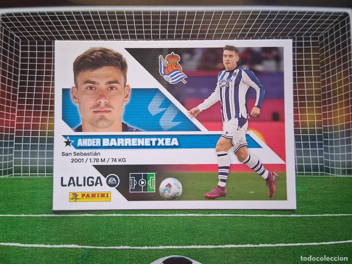 Cromos de f&uacute;tbol: 16 BARRENETXEA REAL SOCIEDAD CROMOS EDICIONES ESTE LIGA FUTBOL PANINI 2026 2027 26 27